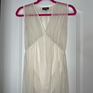 White bodysuit from Topshop. Size small. Great condition.